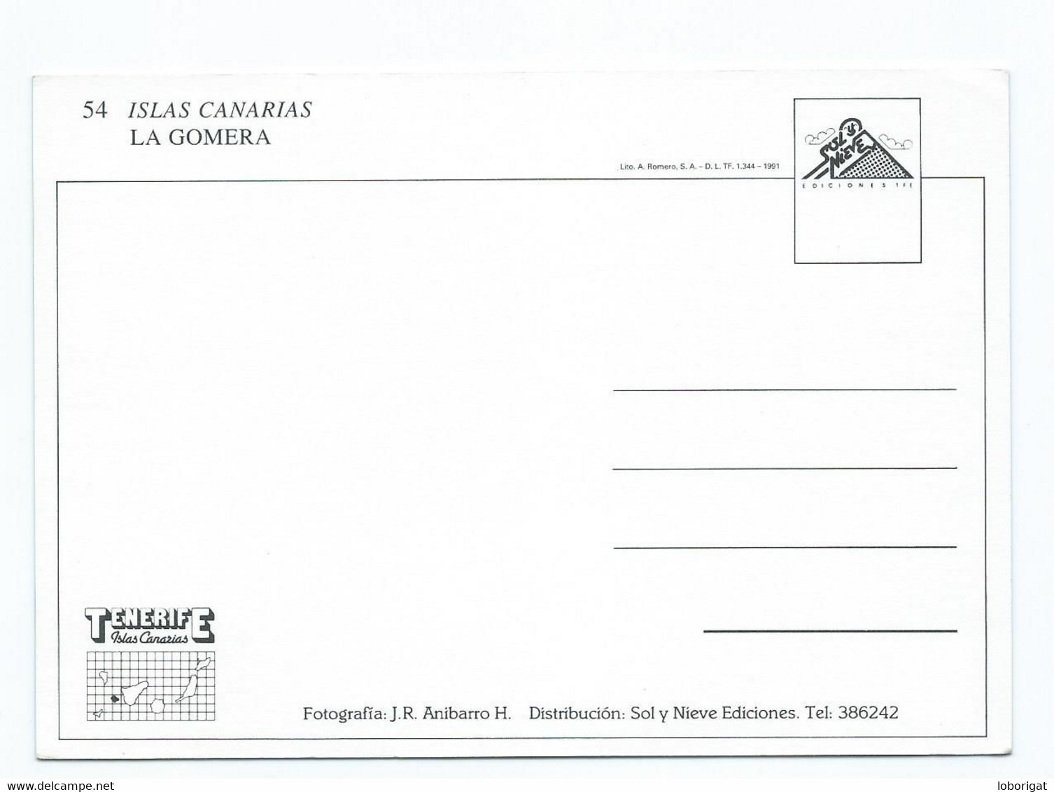 EL CEDRO - SAN SEBASTIAN - BENCHIJIGUA - LA GOMERA / ISLAS CANARIAS.- ( ESPAÑA ) - Gomera