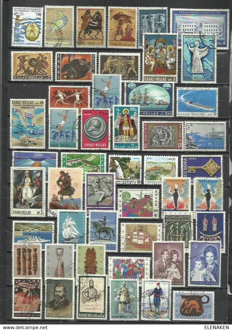 R57-LOTE SELLOS GRECIA SIN TASAR,SIN REPETIDOS,ESCASOS. -GREECE STAMPS LOT WITHOUT PRICING WITHOUT REPEATED. -GRIECHEN - Collections