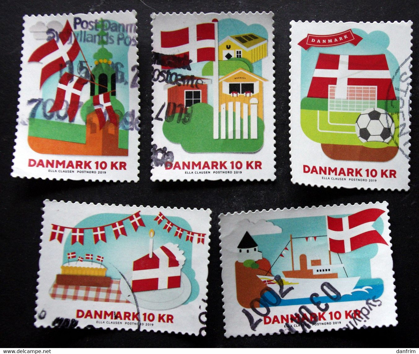 Denmark 2019    Minr.1963-67   (O)        (lot G 157) - Gebruikt