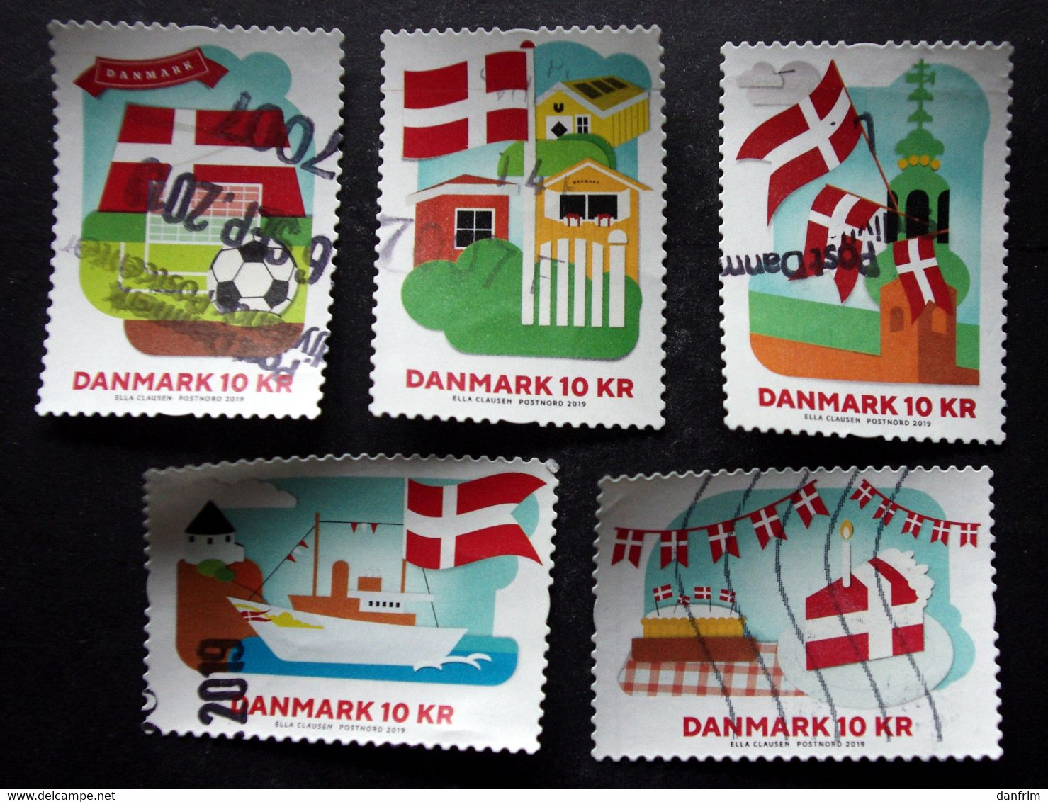 Denmark 2019    Minr.1963-67   (O)        (lot G 133) - Used Stamps