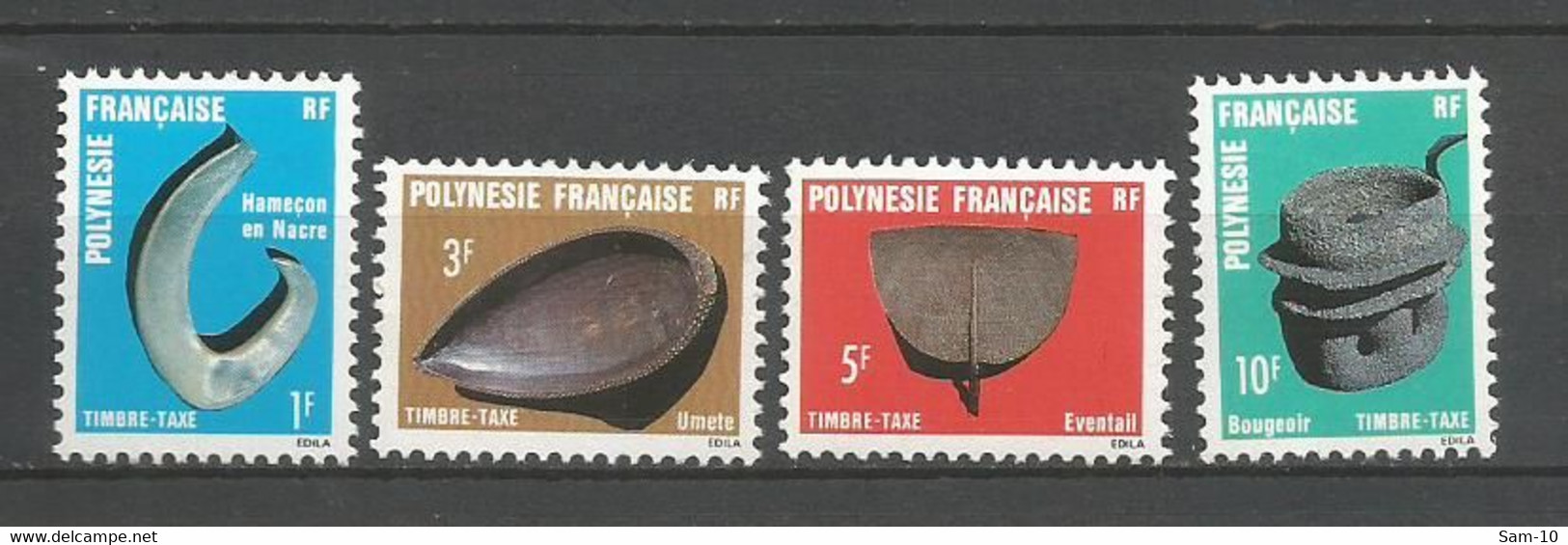 Timbre De Polynésie Francaise  Taxe En Neuf ** N 4/7 - Unused Stamps