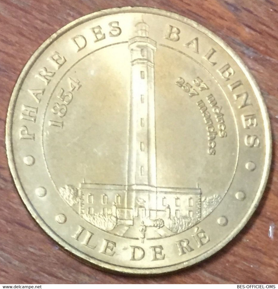 17 ÎLE DE RÉ PHARE DES BALEINES MDP 2005 MEDAILLE SOUVENIR MONNAIE DE PARIS JETON TOURISTIQUE MEDALS COINS TOKENS - 2005