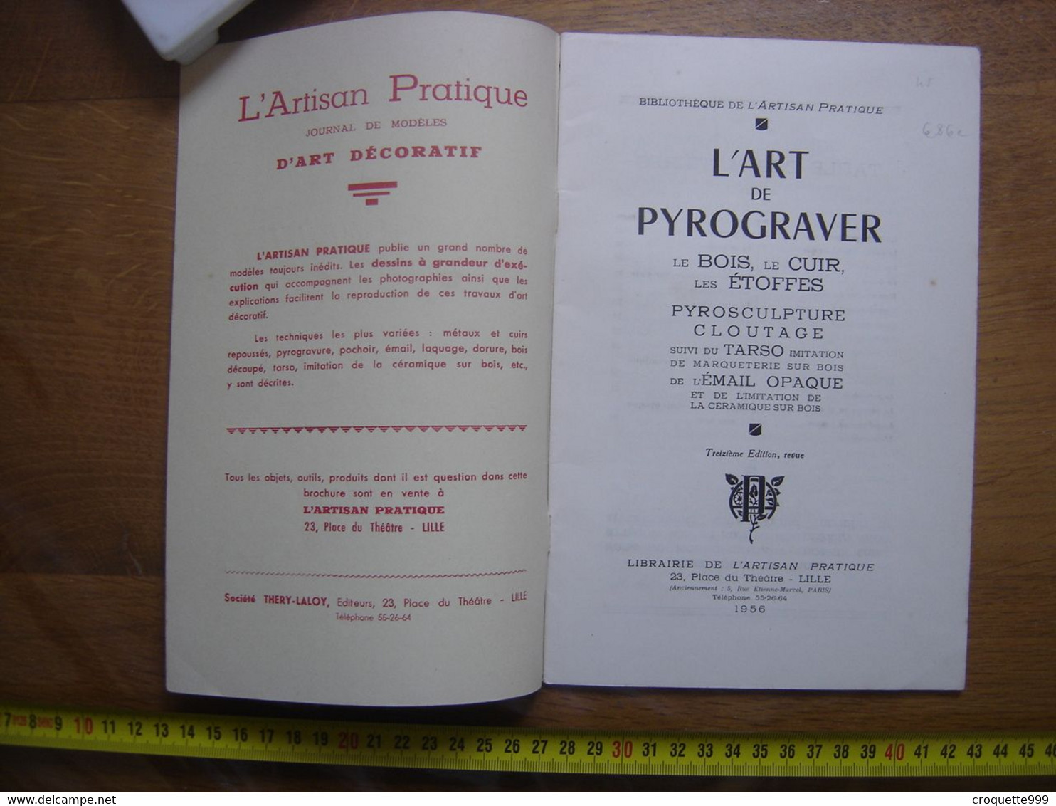 L'ART DE PYROGRAVER 1956 Librairie De L'Artisan Pratique - Other Plans