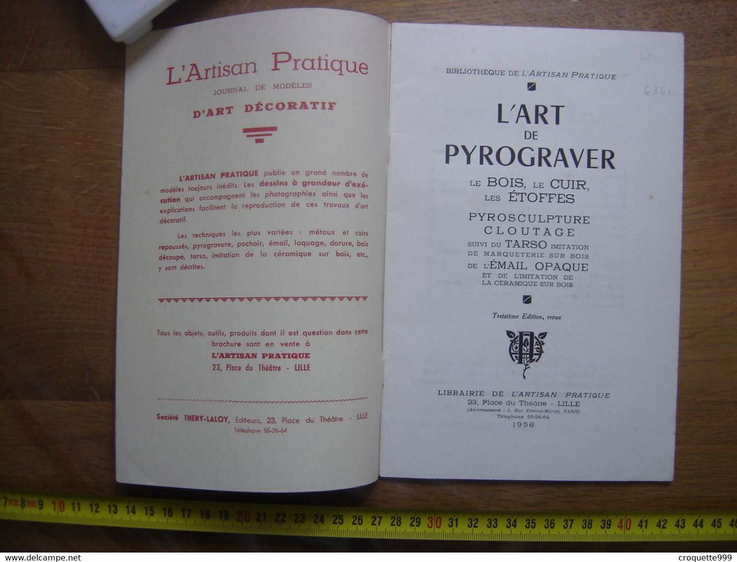 L'ART DE PYROGRAVER 1956 Librairie De L'Artisan Pratique - Autres Plans