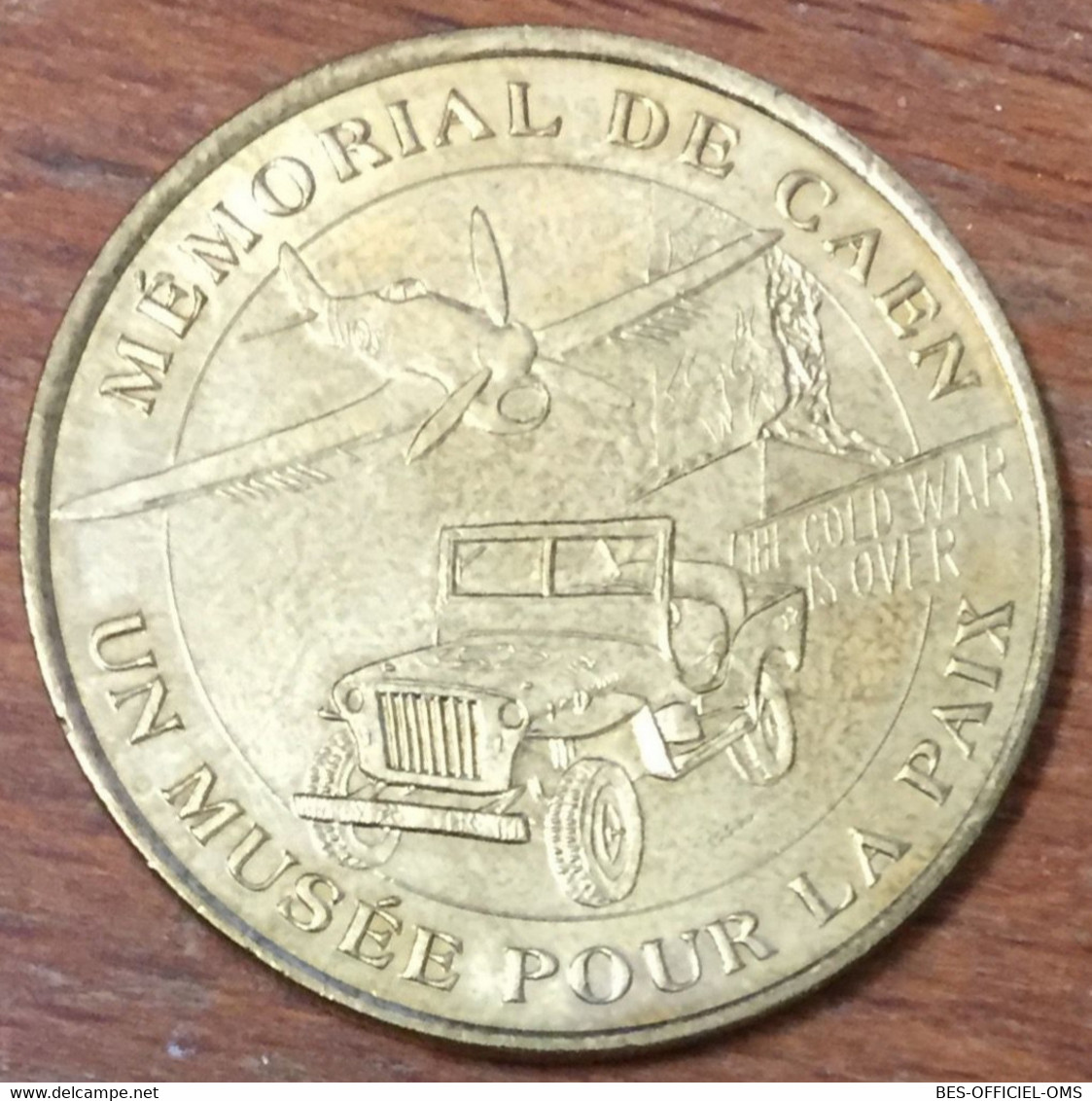 14 CAEN MUSÉE POUR LA PAIX JEEP AVION MDP 2005 MÉDAILLE SOUVENIR MONNAIE DE PARIS JETON TOURISTIQUE MEDALS COINS TOKENS - 2005