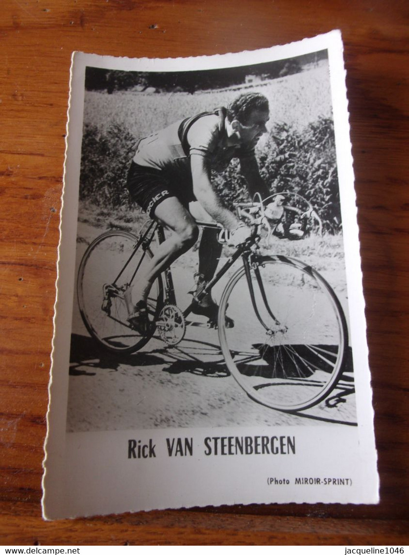 PHOTO CARTONNEE MIROIR SPRINT RICK VAN STEENBERGEN - Radsport