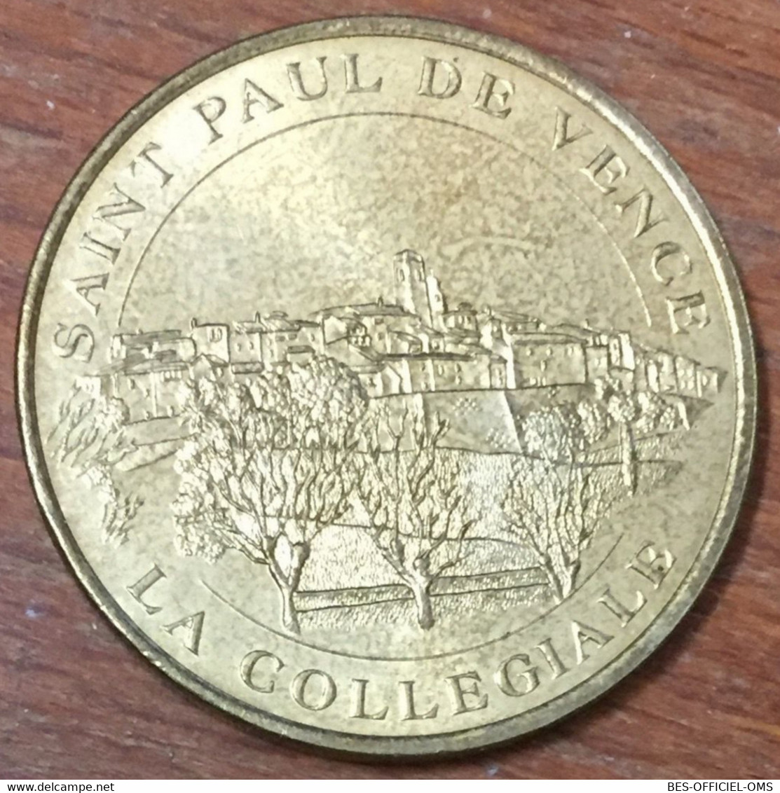 06 SAINT-PAUL DE VENCE LA COLLÉGIALE MDP 2005 MÉDAILLE SOUVENIR MONNAIE DE PARIS JETON TOURISTIQUE TOKENS MEDALS COINS - 2005