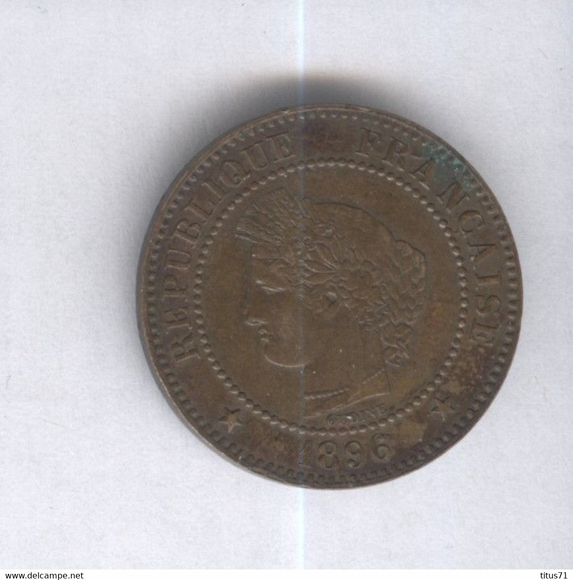 2 Centimes France 1896 A - Other & Unclassified