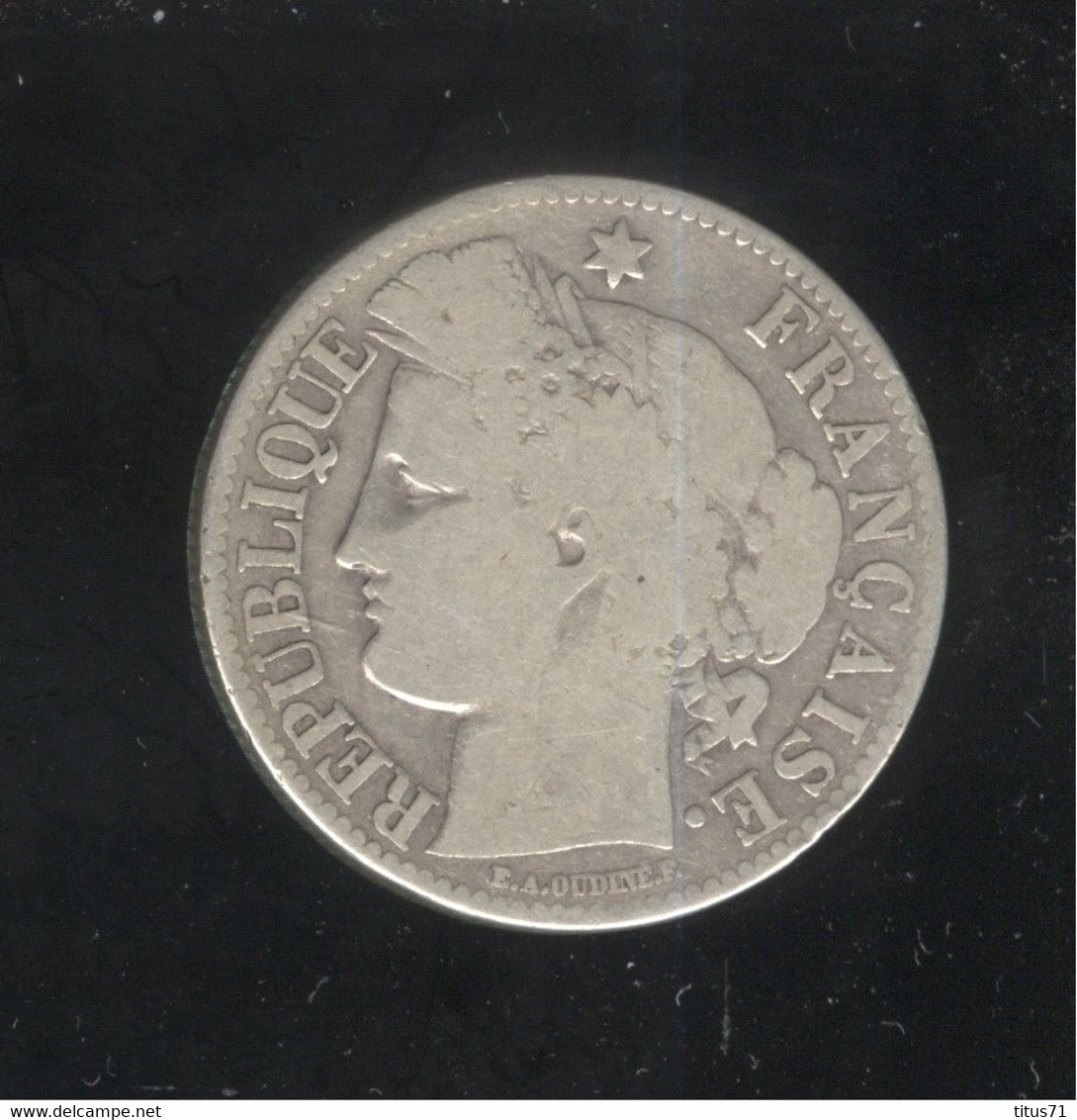 2 Francs France 1870 A - Andere & Zonder Classificatie