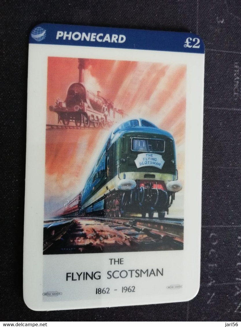 GREAT BRITAIN   2 POUND  THE FLYING SCOTSMAN       TRAINS/RAILWAY   PREPAID      **3270** - [10] Sammlungen