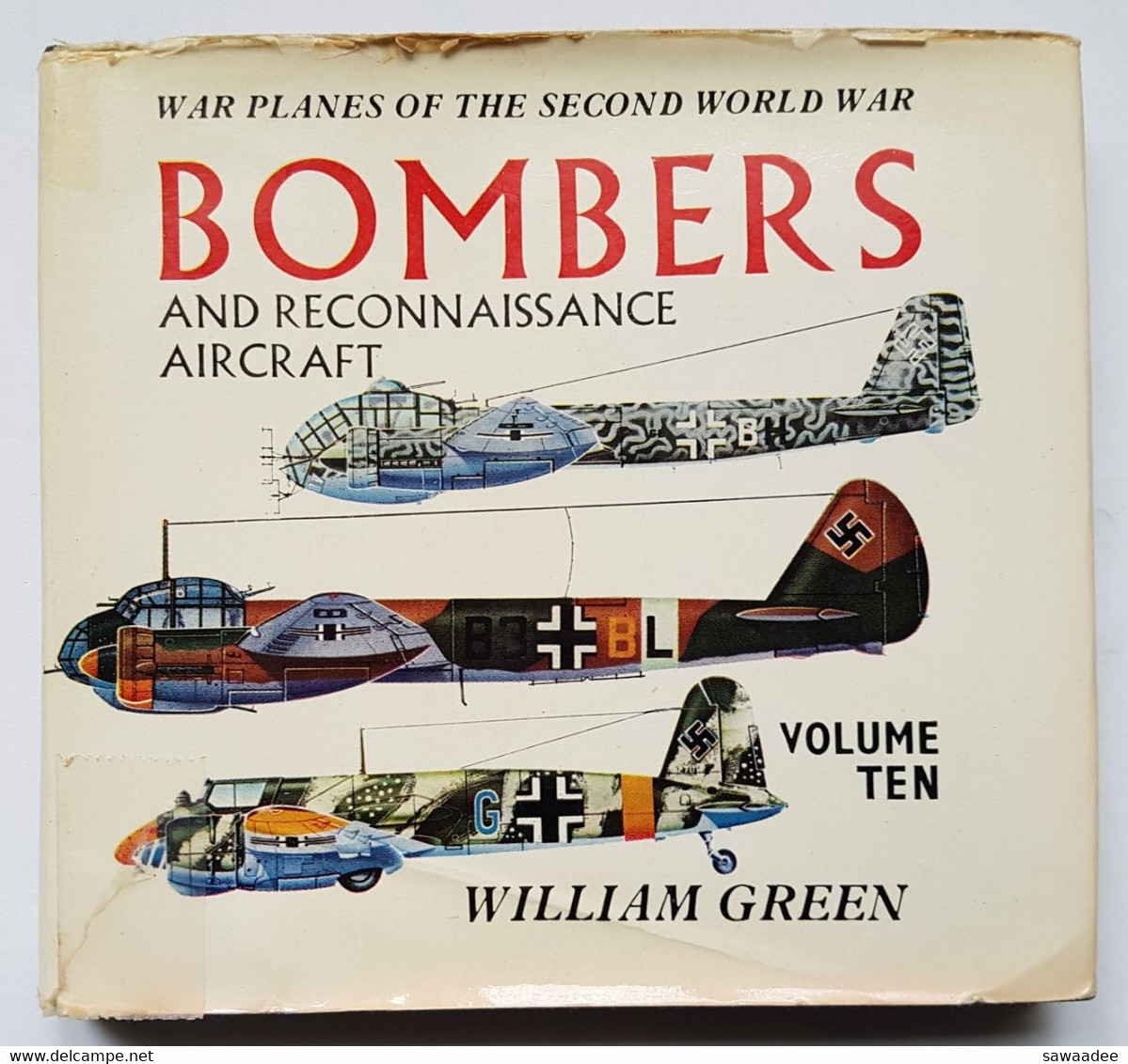 LIVRES - AVIATION - LOT DE 8 - WAR PLANES OF THE SECOND WORLD WAR - WILLIAM GREEN - ED MACDONALD - English