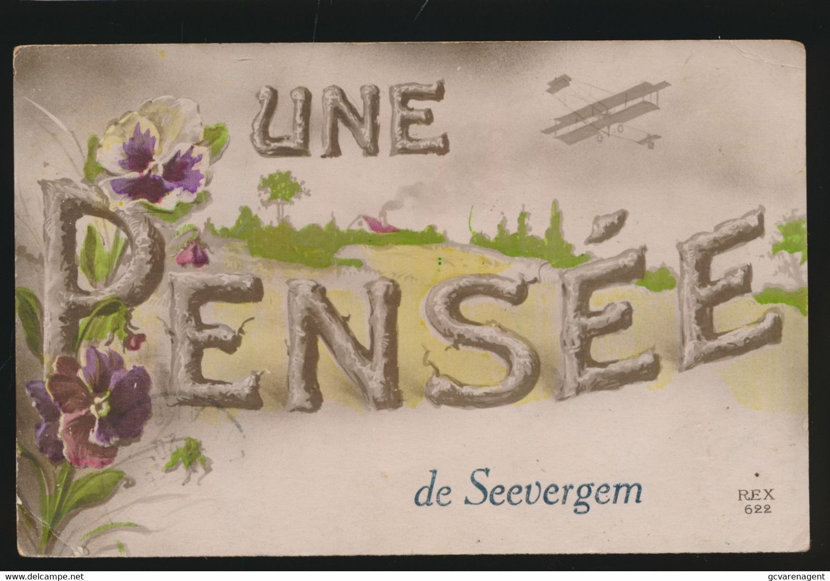 SEEVERGEM  ZEVERGEM  UNE PENSEE DE  SEEVERGEM     2 SCANS - De Pinte