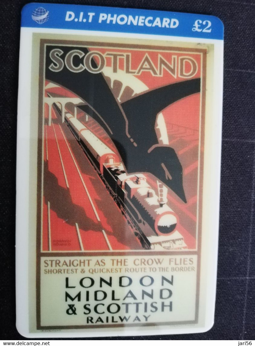 GREAT BRITAIN   2 POUND D.I.T. LONDON MIDLAND & SCOTTISCH RAILWAY            TRAINS/RAILWAY   PREPAID      **3282** - Collections