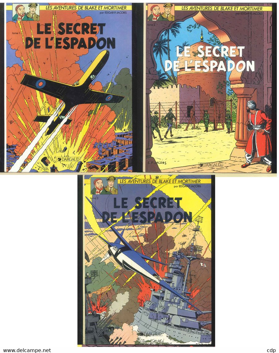 Les Secrets De L'espadon 1-2-3   E-p Jacobs - Jacobs E.P.