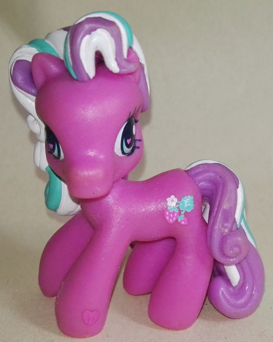 Figura De Plástico, Goma, PVC - Pequeño Pony, Hasbro 2006 / 5cm - Horses