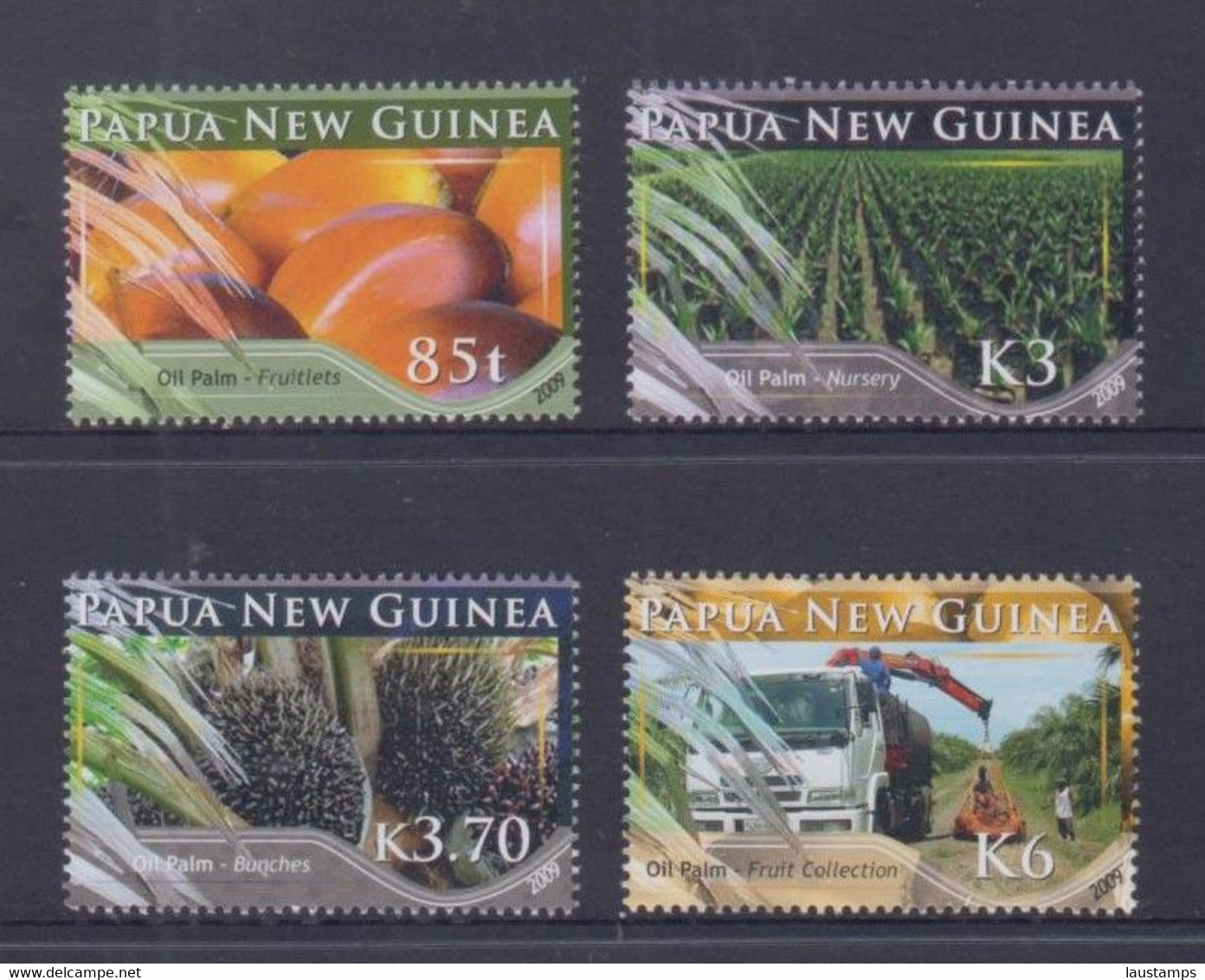 Papua New Guinea 2009 Oil Palm Stamps MNH - Papoea-Nieuw-Guinea