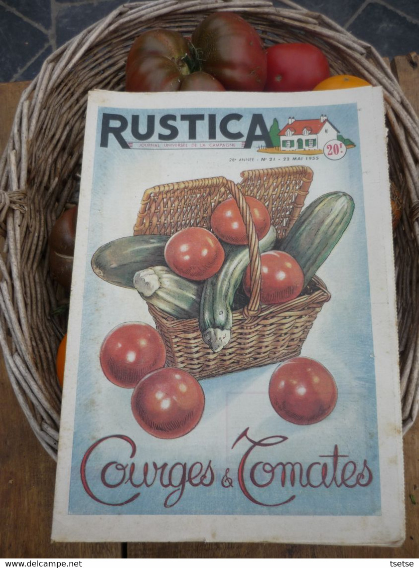 Ancienne Revue Des Campagnes " Rustica " Sur La Nature Et Le Jardinage - 15 Mai 1955 - Jardinería