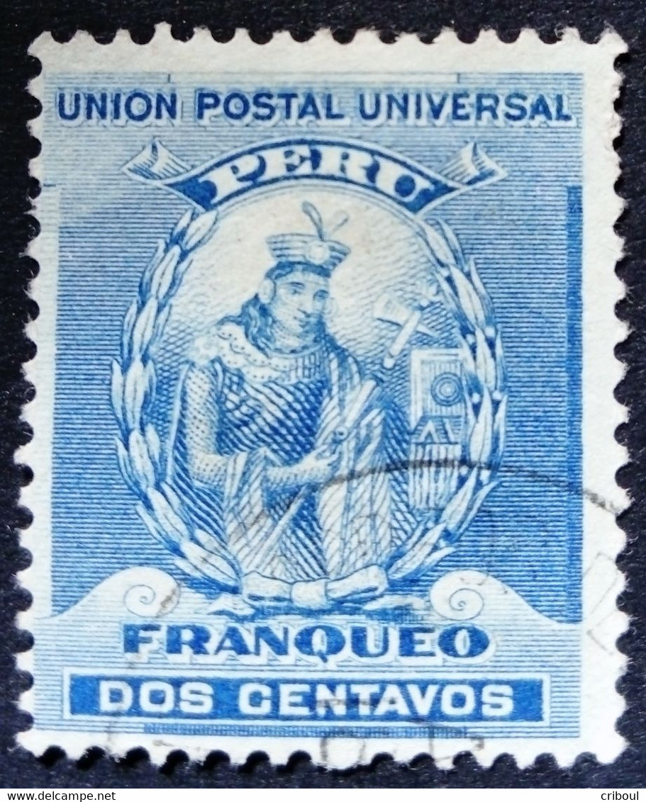 Pérou Peru 1896 Manco Capac Yvert 108 O Used - Peru