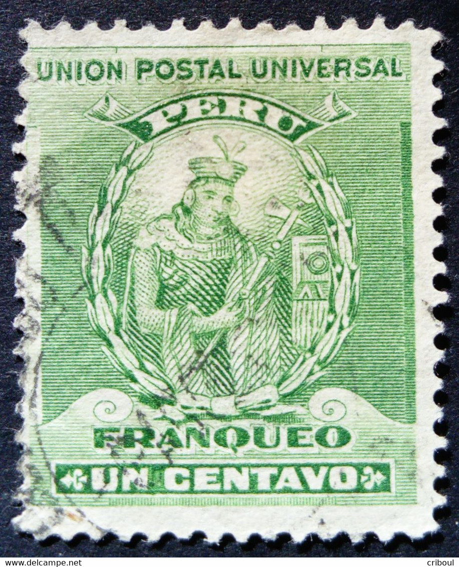 Pérou Peru 1896 Manco Capac Yvert 107 O Used - Peru