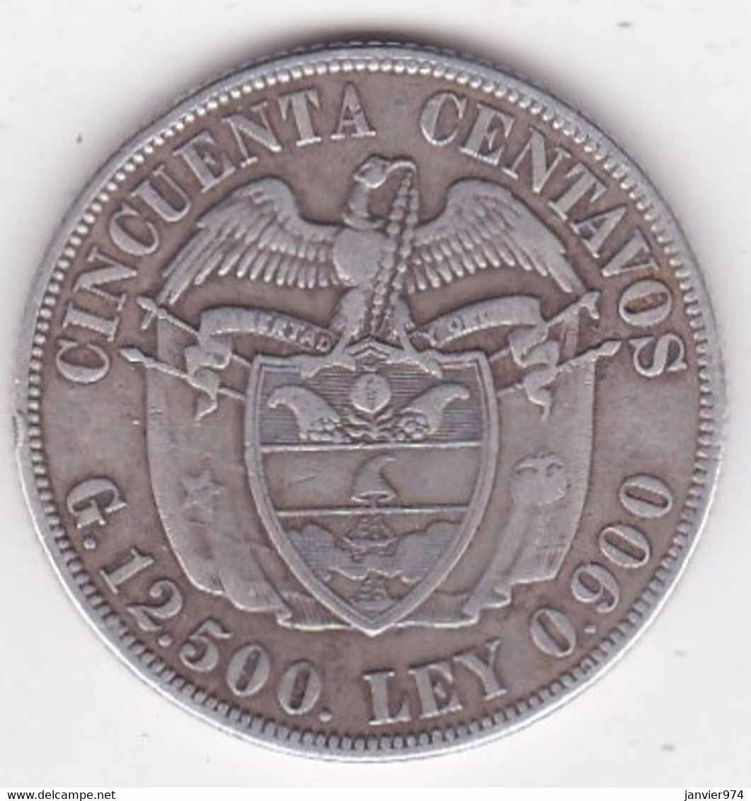 Colombia. 50 Centavos 1934. Argent. KM# 274 - Colombie