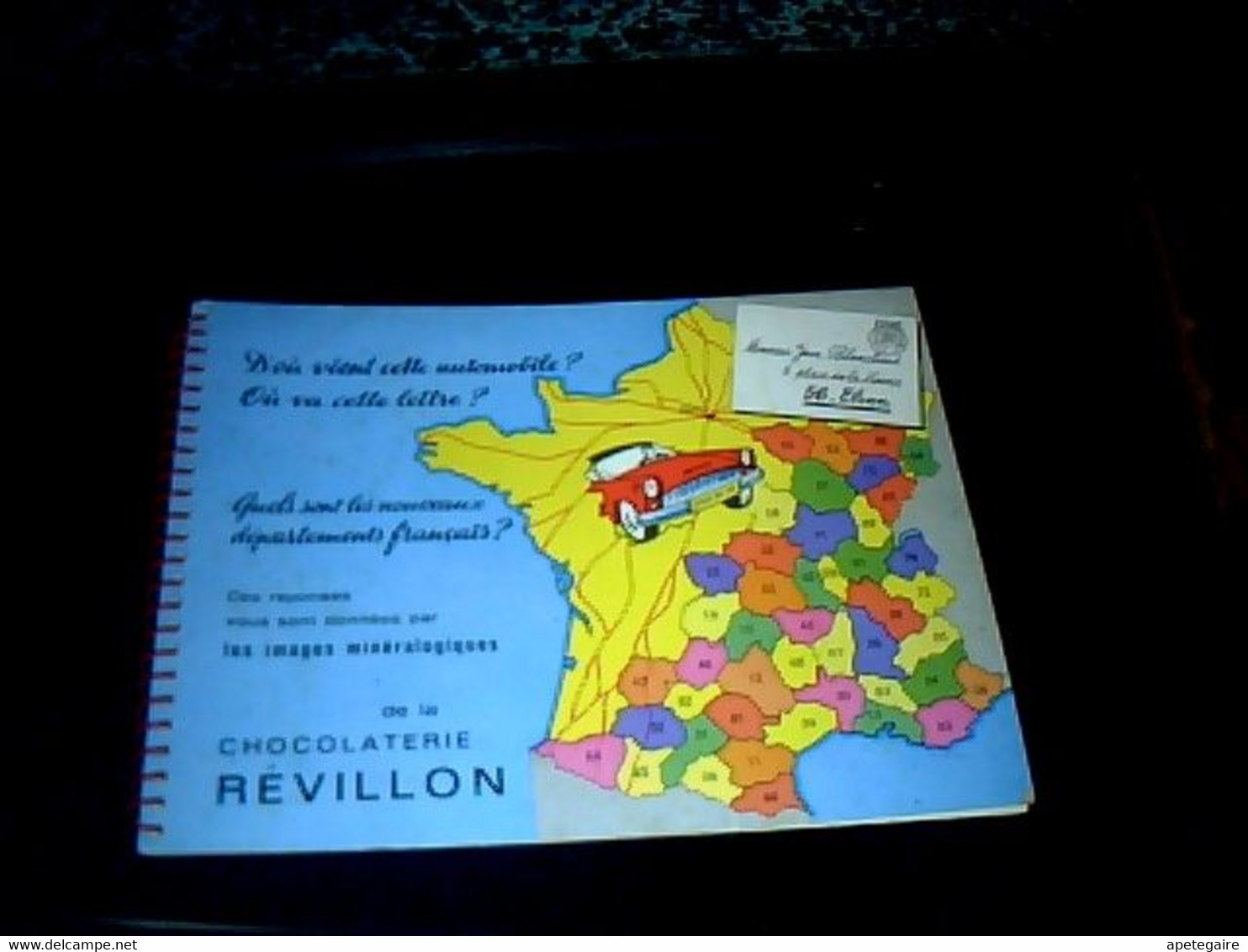 Vieux Papier Chocolat Revillon Album Non Utilisé  " Les Images Minéralogique" - Albums & Katalogus