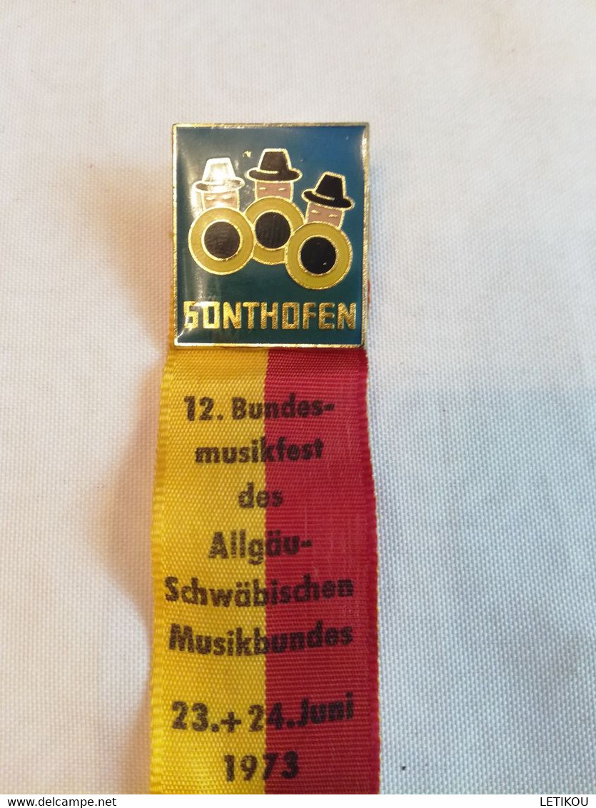 JUGENDBLASKAPELLE Sonthofen - Badge épingle - Musica