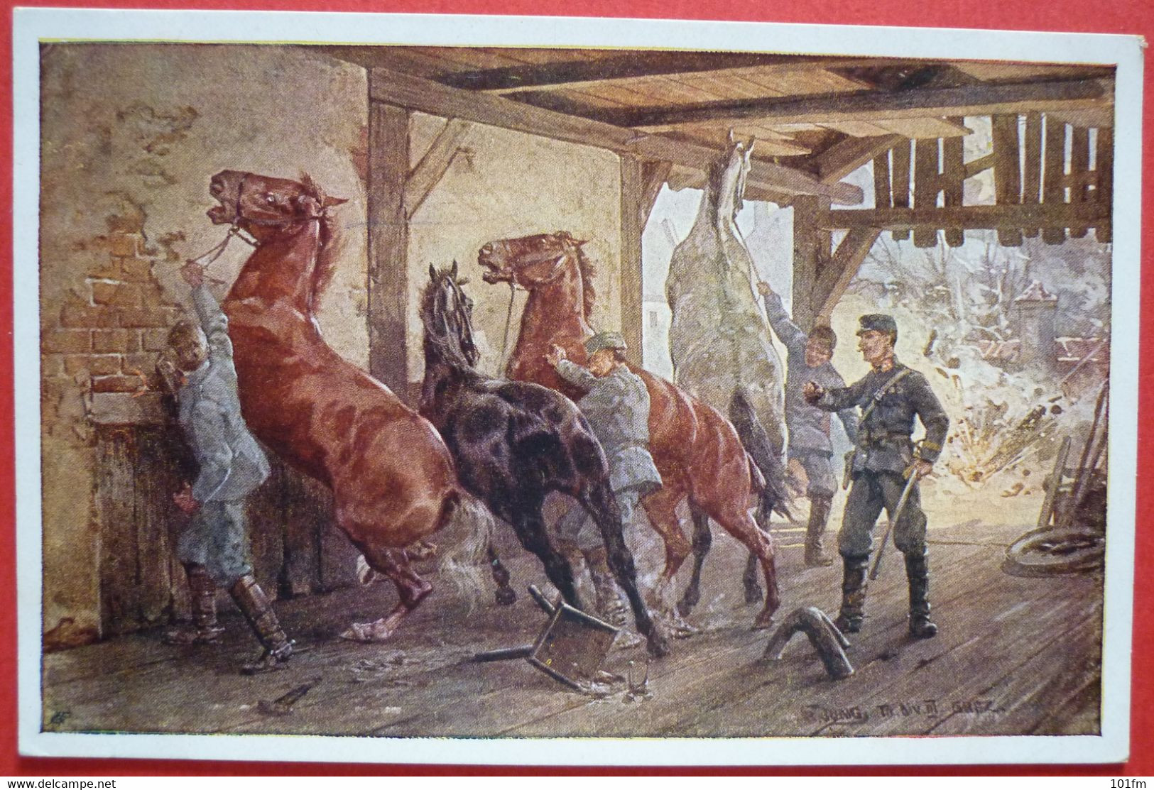 K.u.K. Soldaten, WWI - Offizielle Karte Fur Rotes Kreuz Nr. 429 - Guerra 1914-18