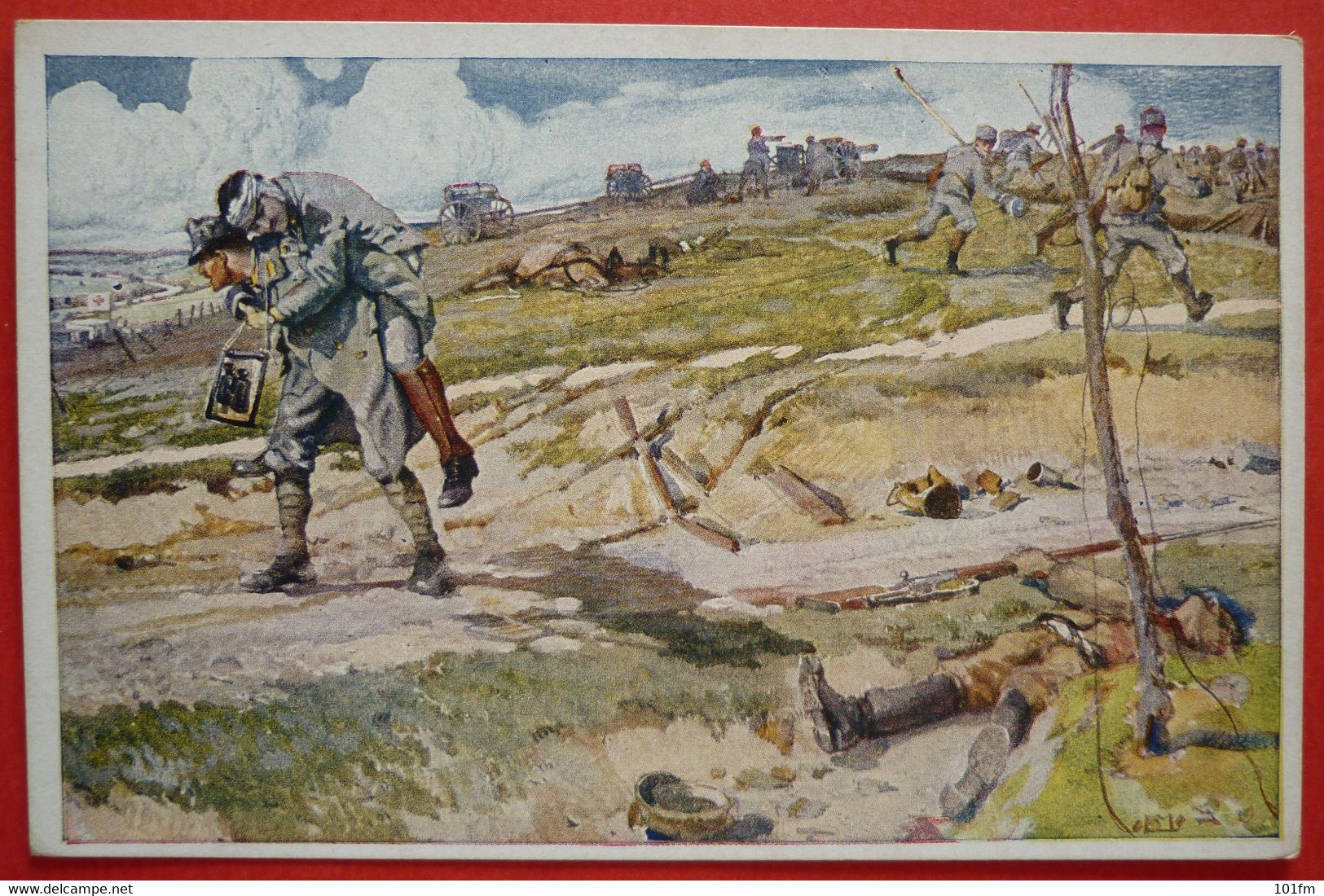 K.u.K. Soldaten, WWI - Offizielle Karte Fur Rotes Kreuz Nr. 619 - Guerra 1914-18