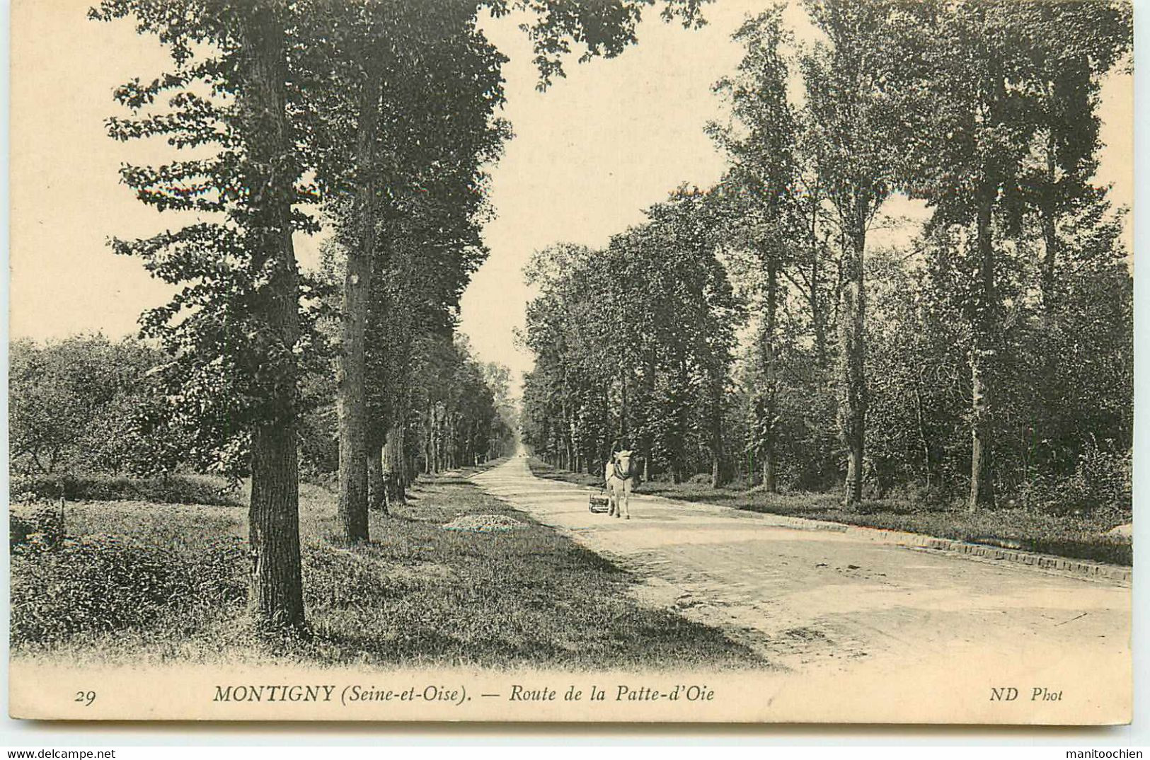 DEP 95 MONTIGNY LES CORMEILLES ROUTE DE LA PATTE D'OIE - Montigny Les Cormeilles