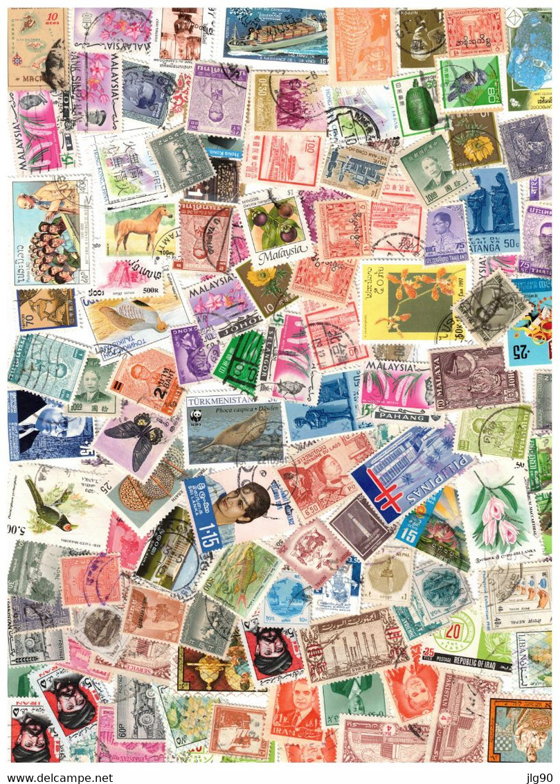 Asia 215 Used Stamps, All Countries - Andere-Azië