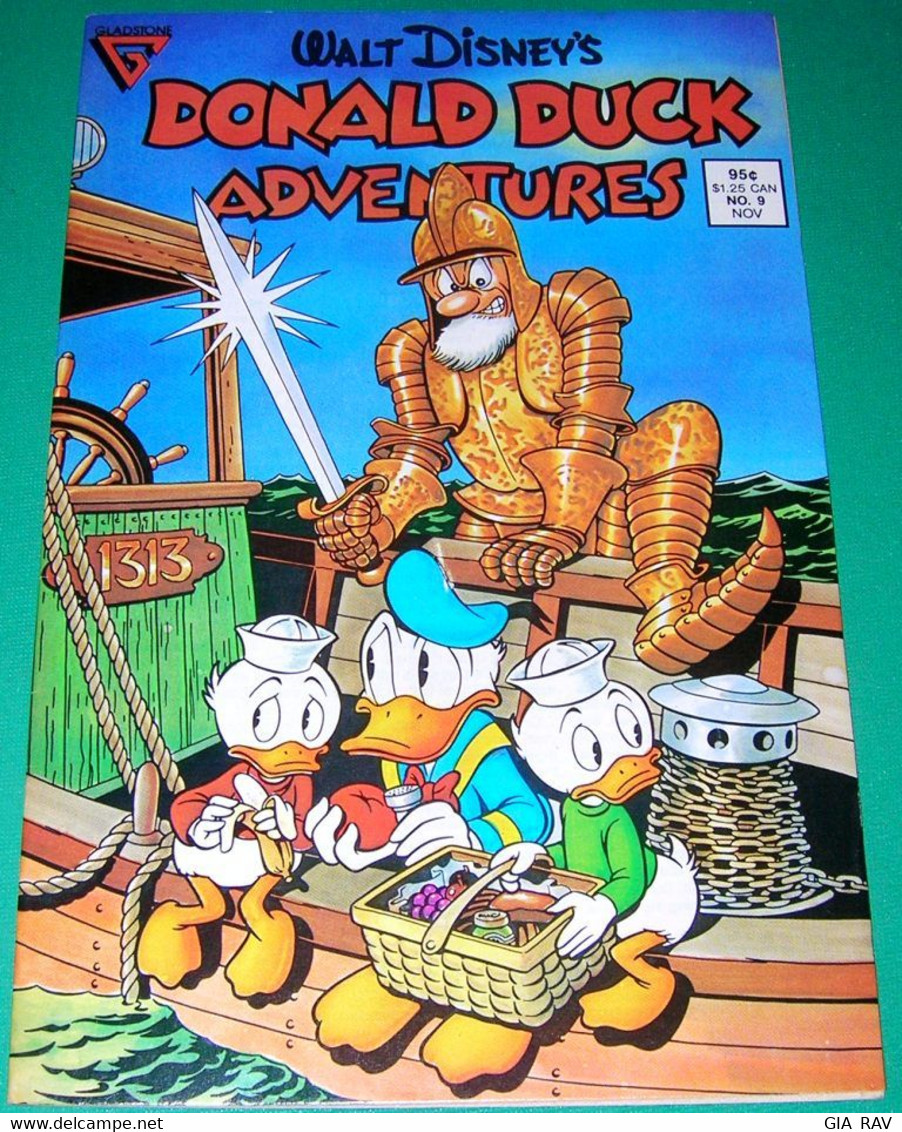 DONALD DUCK ADVENTURES N. 9 - WALT DISNEY'S - GLADSTONE (NOVEMBER 1988) - Andere Verleger