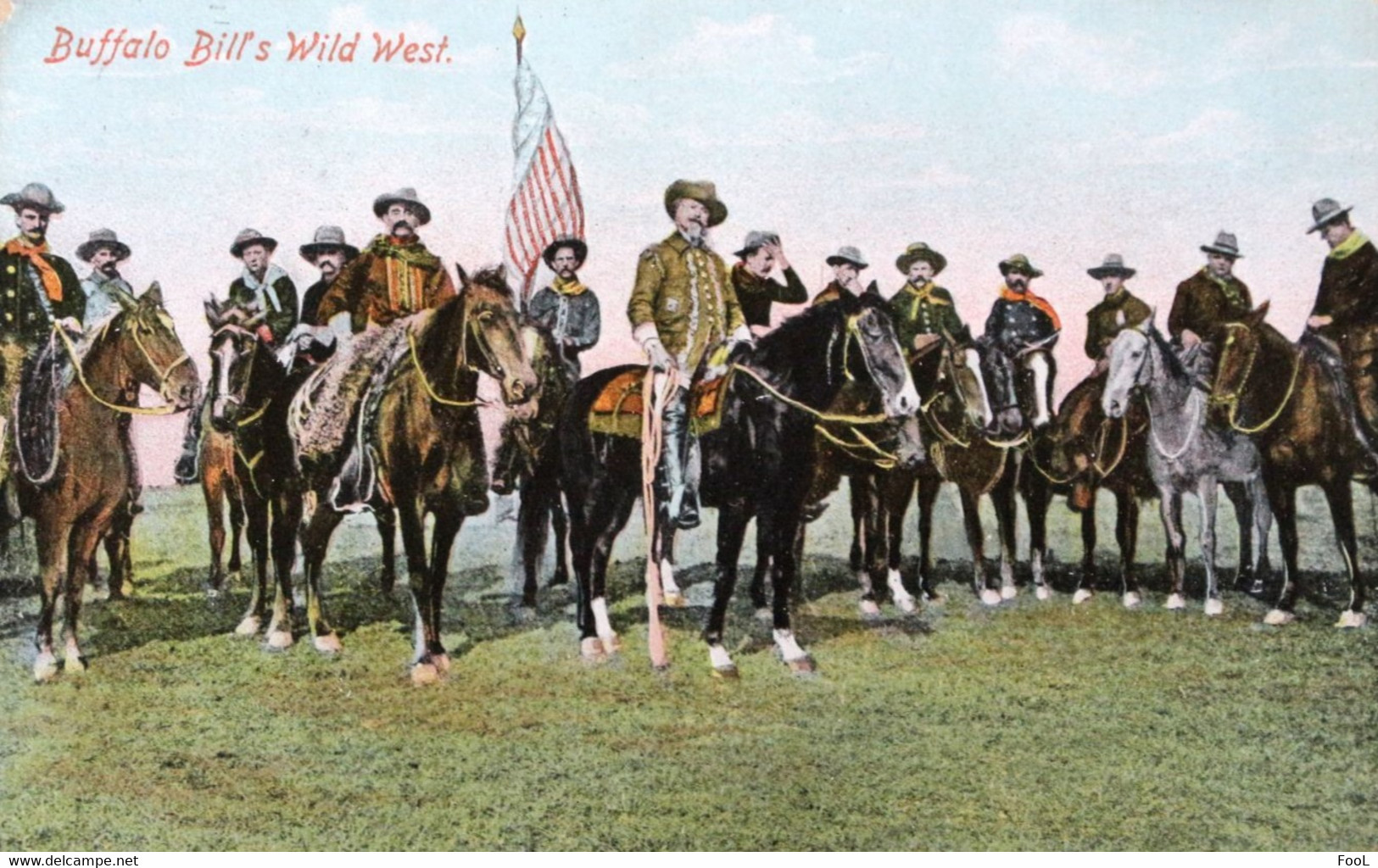 CIRQUE Troupe Buffalo Bill's Wild West Colonel W F Cody Chasseurs EDIT W. Schinkmann N° 14 CIRCUS Show In Europe Horses - Zirkus