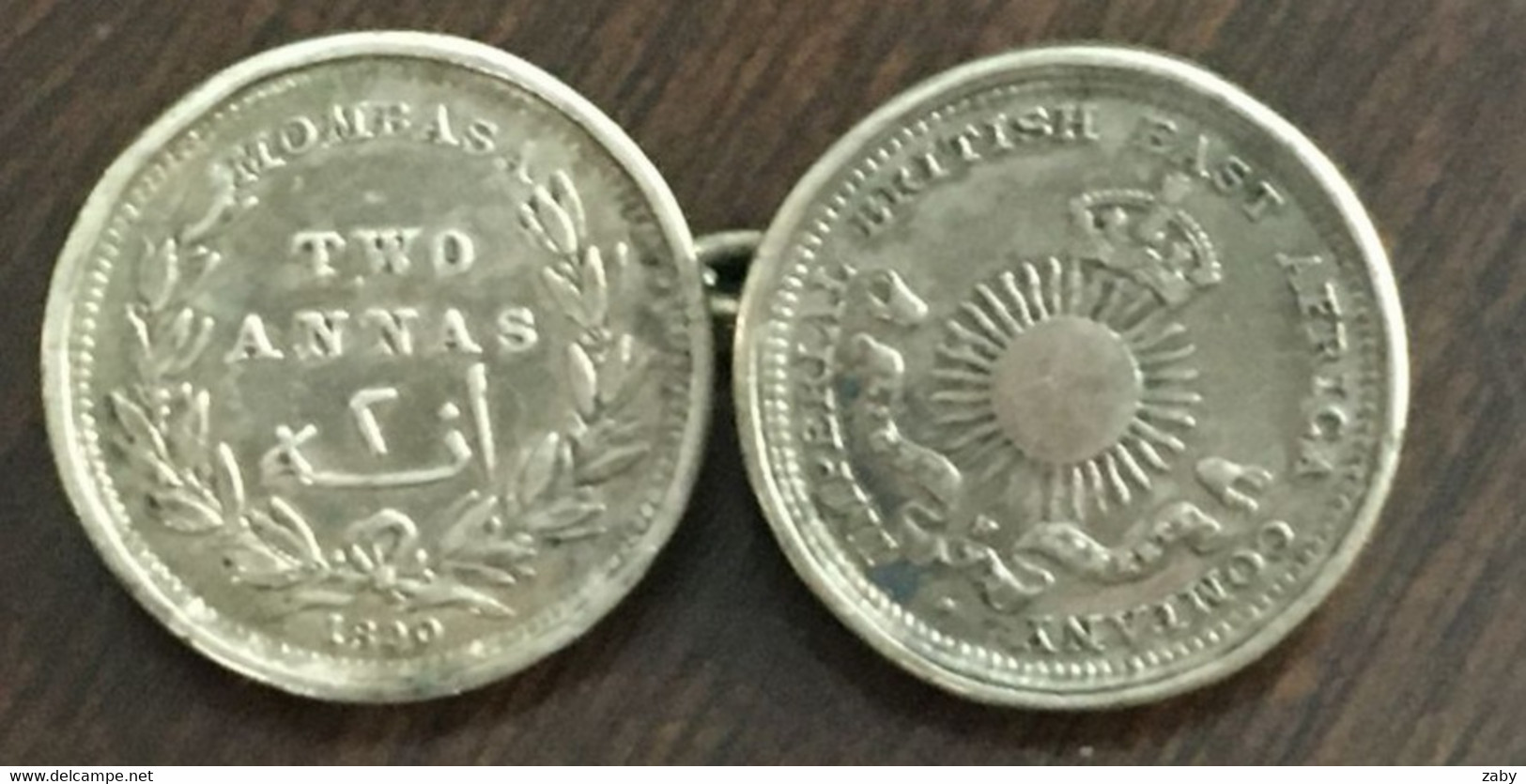 2 Coins/2 Annas Mombassa / Imperial British East Africa Company 1890 - Kenya