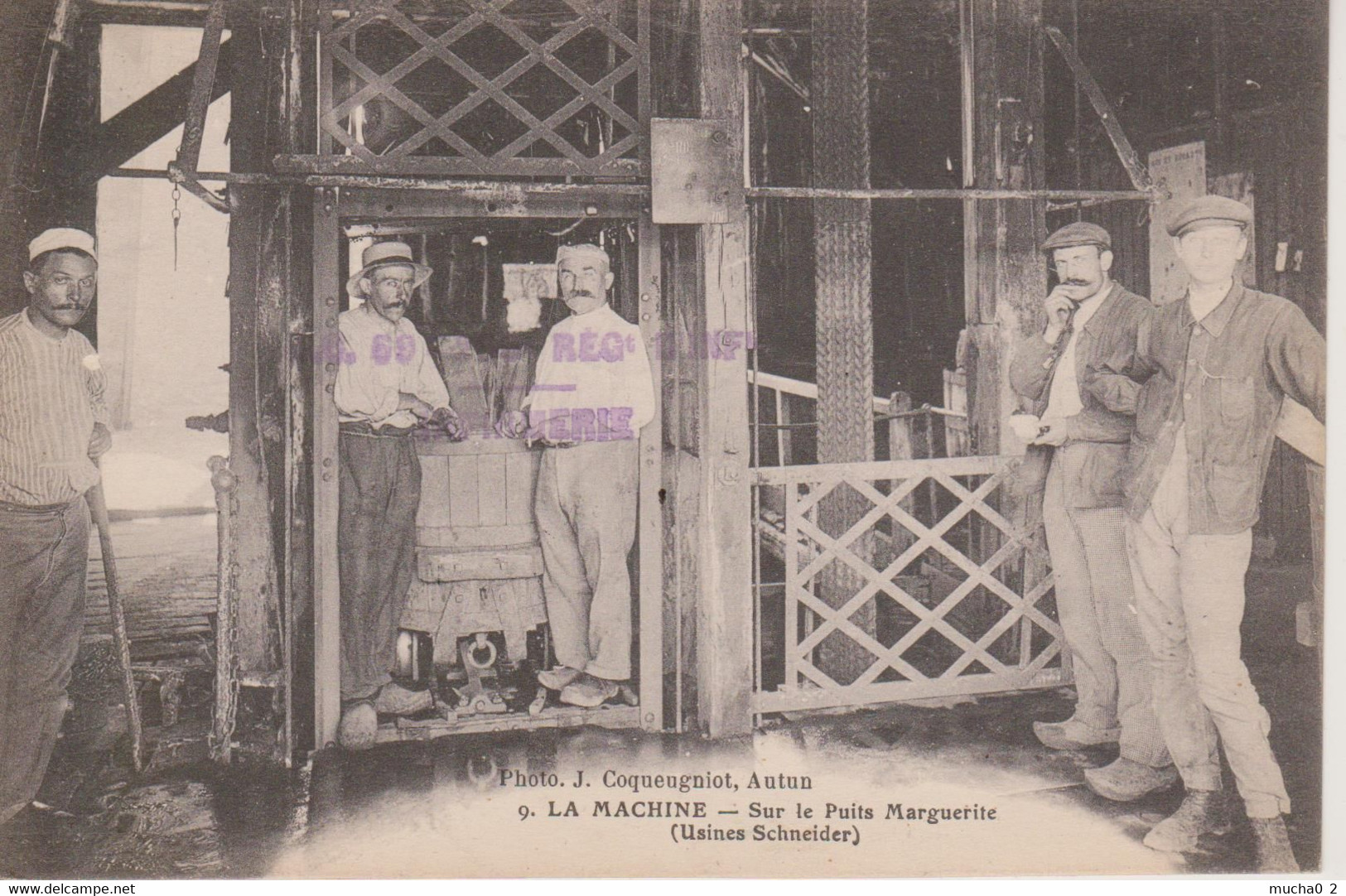 58 - LA MACHINE - SUR LE PUITS MARGUERITE - Saint-Amand-en-Puisaye