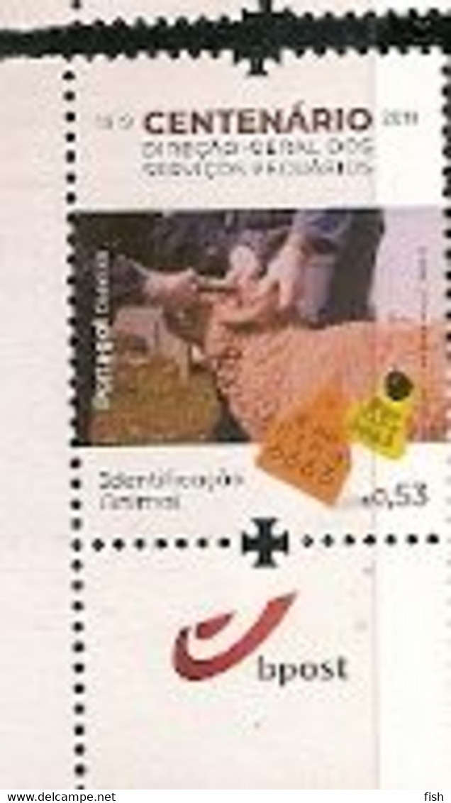 Portugal ** & Directorate-General Centenary  For Livestock Services, Animal Identification 2019 (3435) - Agriculture