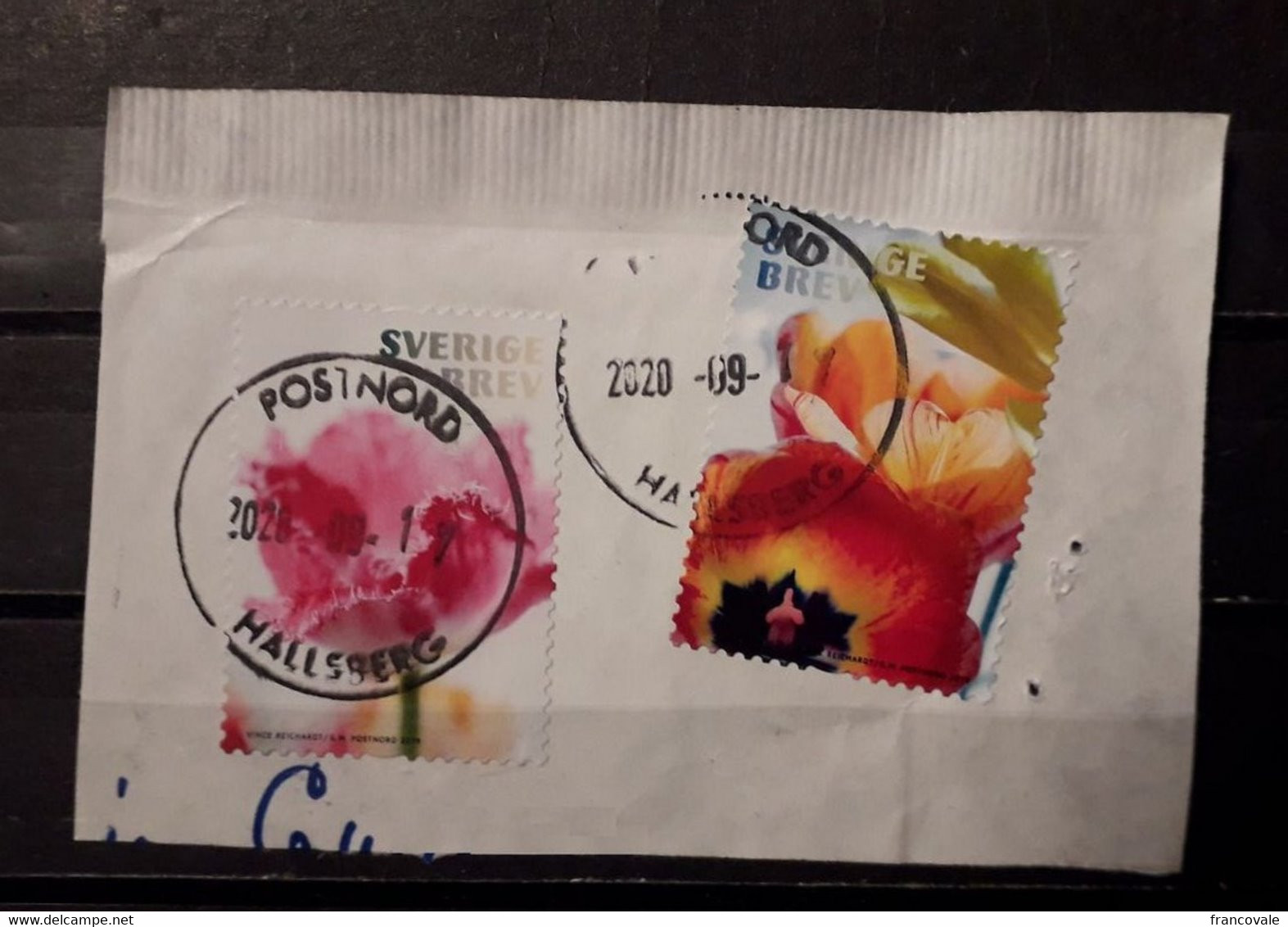 Sweden Svezia 2019 Flowers 2 Stamps Used - Sonstige & Ohne Zuordnung