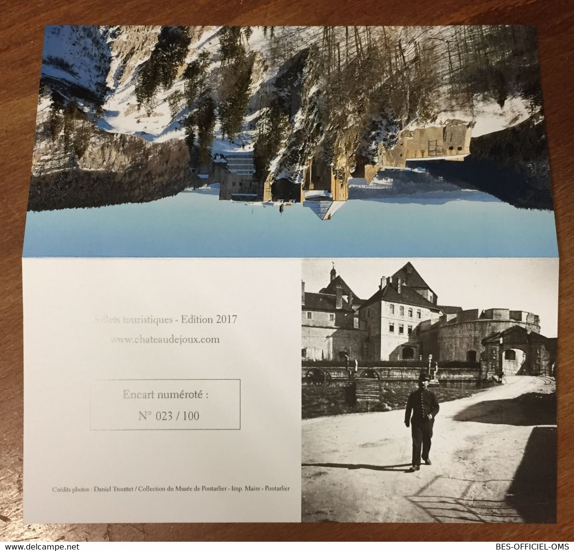 25 CHÂTEAU DE JOUX 2017 AVEC ENCART N°23 BILLET 0 EURO SOUVENIR ZERO 0 EURO SCHEIN PAPER MONEY BANKNOTE - Pruebas Privadas