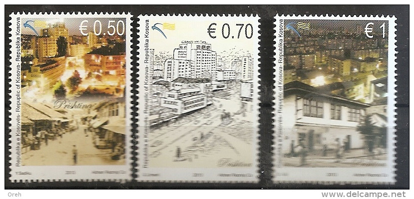 KOSOVO 2013,PRISTINA TOWN,MI NO 240-42,MNH - Kosovo