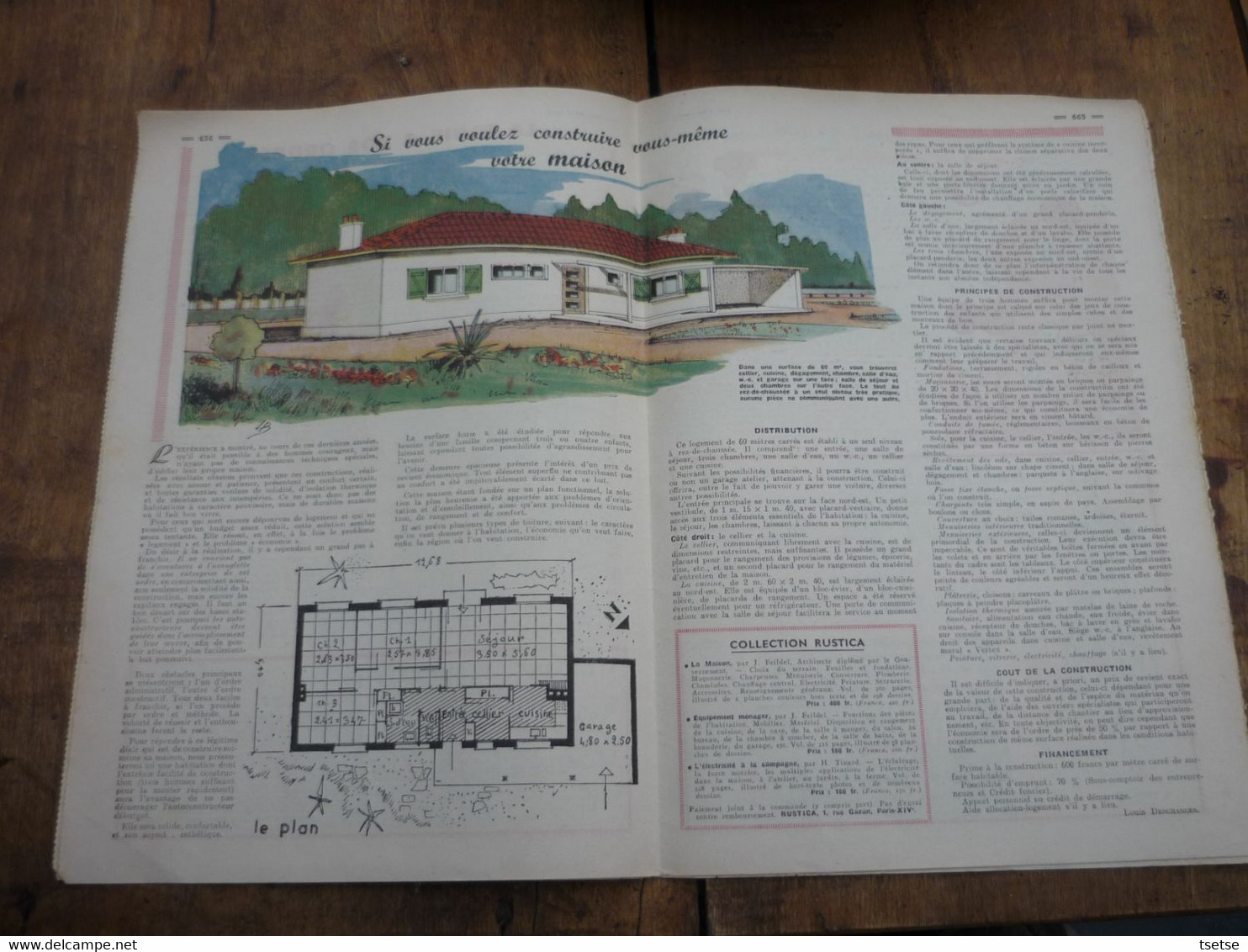 Ancienne Revue Des Campagnes " Rustica " Sur La Nature Et Le Jardinage - 10 Juillet 1955 - Jardinería