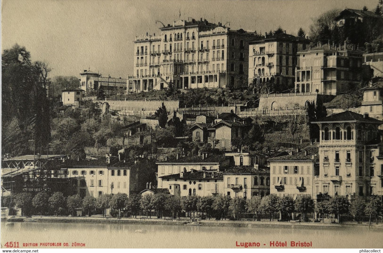 Suisse (TI) Lugano // Hotel Bristol 19?? - Lugano