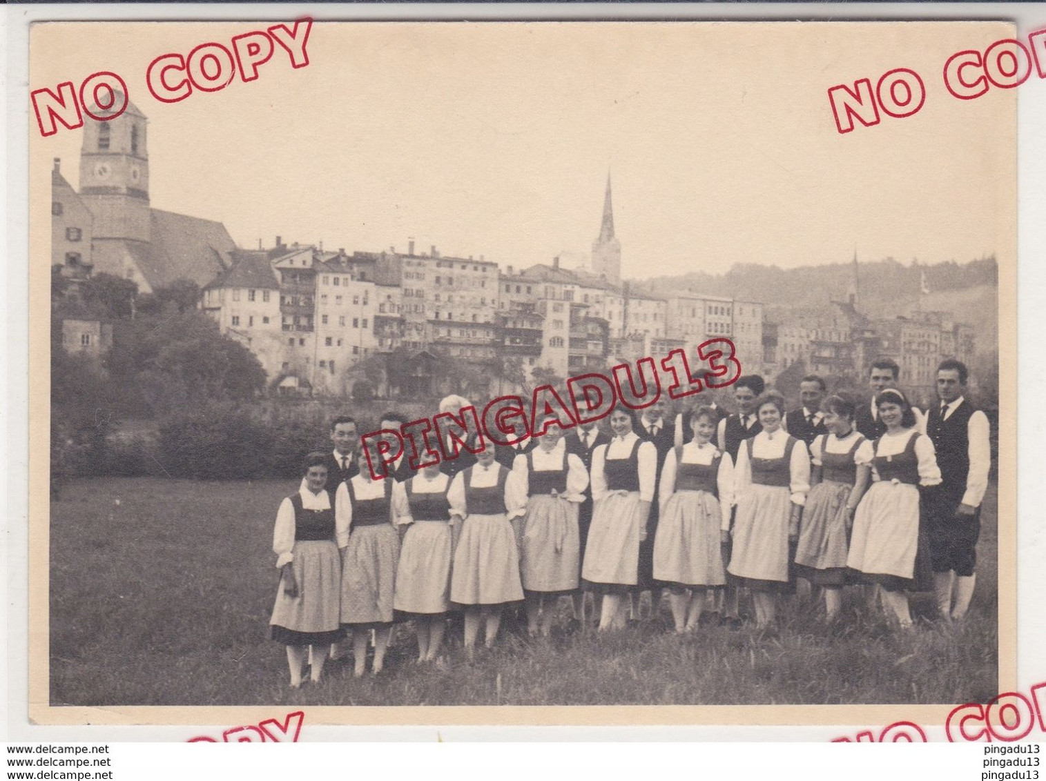 Au Plus Rapide Carte Postale Wasserburg 13 22 August 1961 Danse Folklore Très Bon état - Wasserburg (Inn)