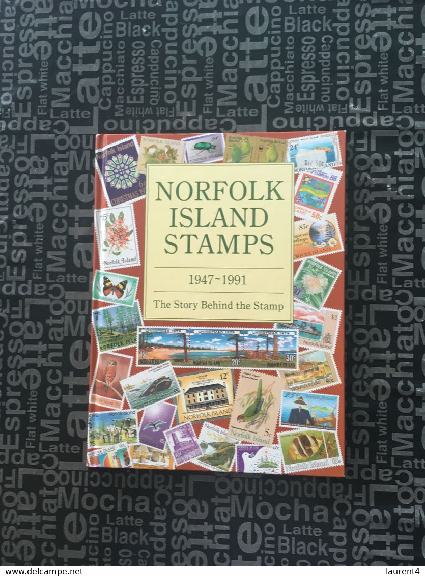 (Book) Norfolk Island Stamps 1947 To 1991 (90 Pages) 650 G - 29x23 Cm - Filatelie En Postgeschiedenis