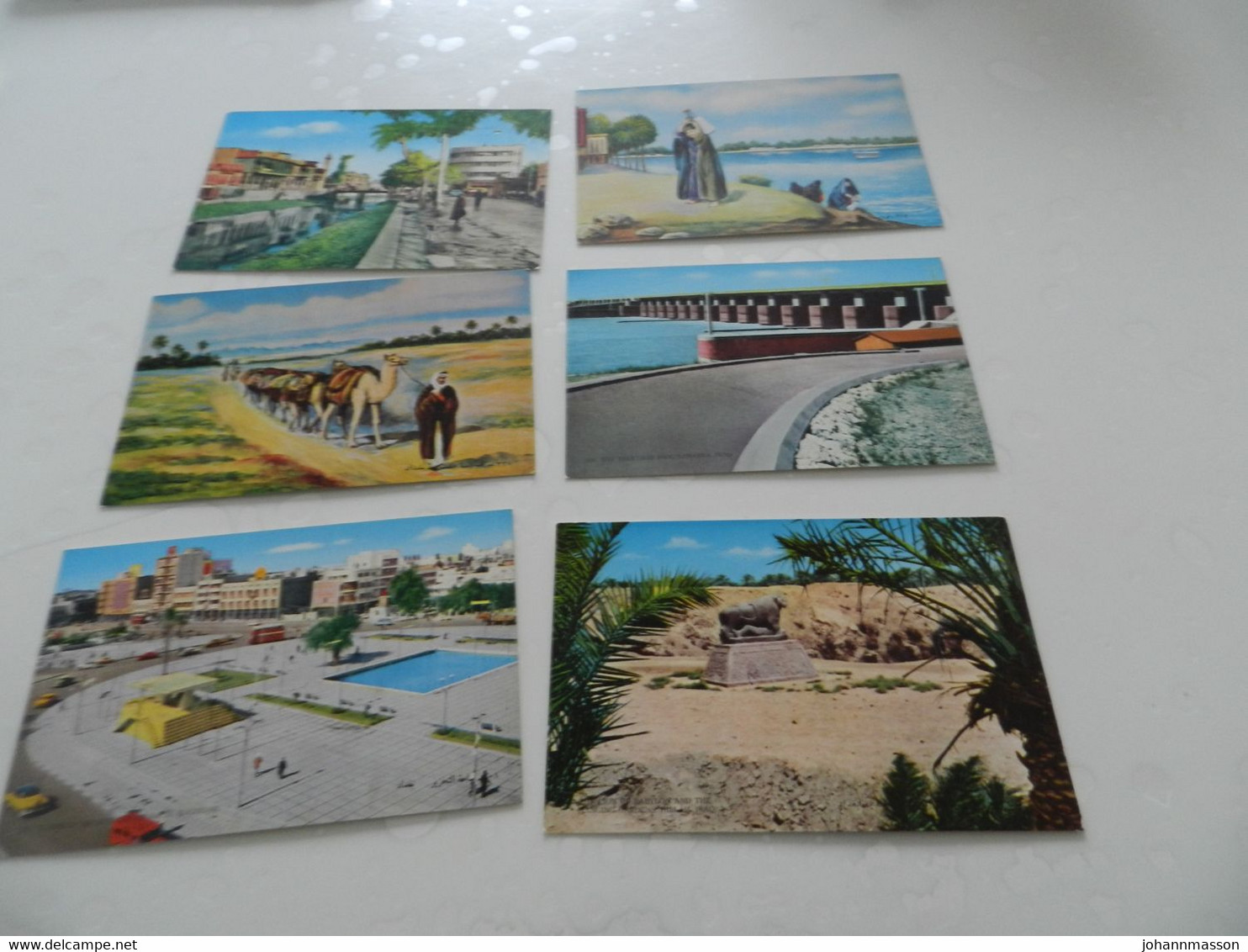 Lot  De  6  Cartes  Postales   Iraq    Numéroter   312  -238 -  328  -301 - 330  -308 - Iraq