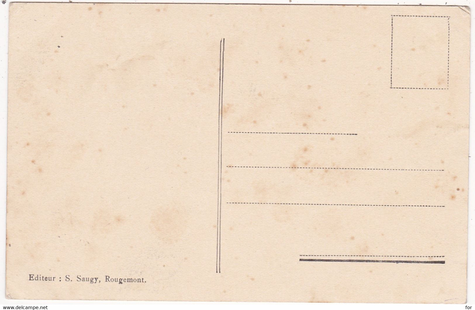 Suisse : VD Vaud : ROUGEMONT : église Et Château - Carte Rare - - Rougemont