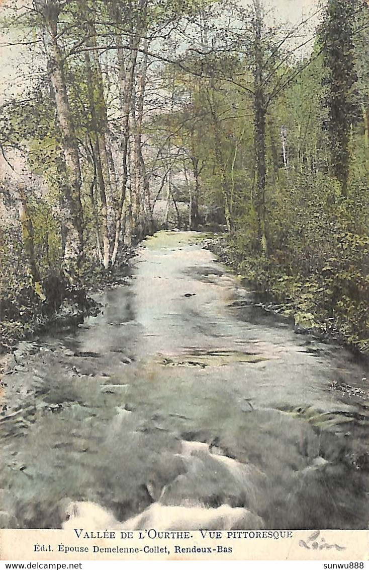 Vallée De L'Ourthe - Vue Pittoresque (colorisée, Marco Marcovici 1909) - Rendeux