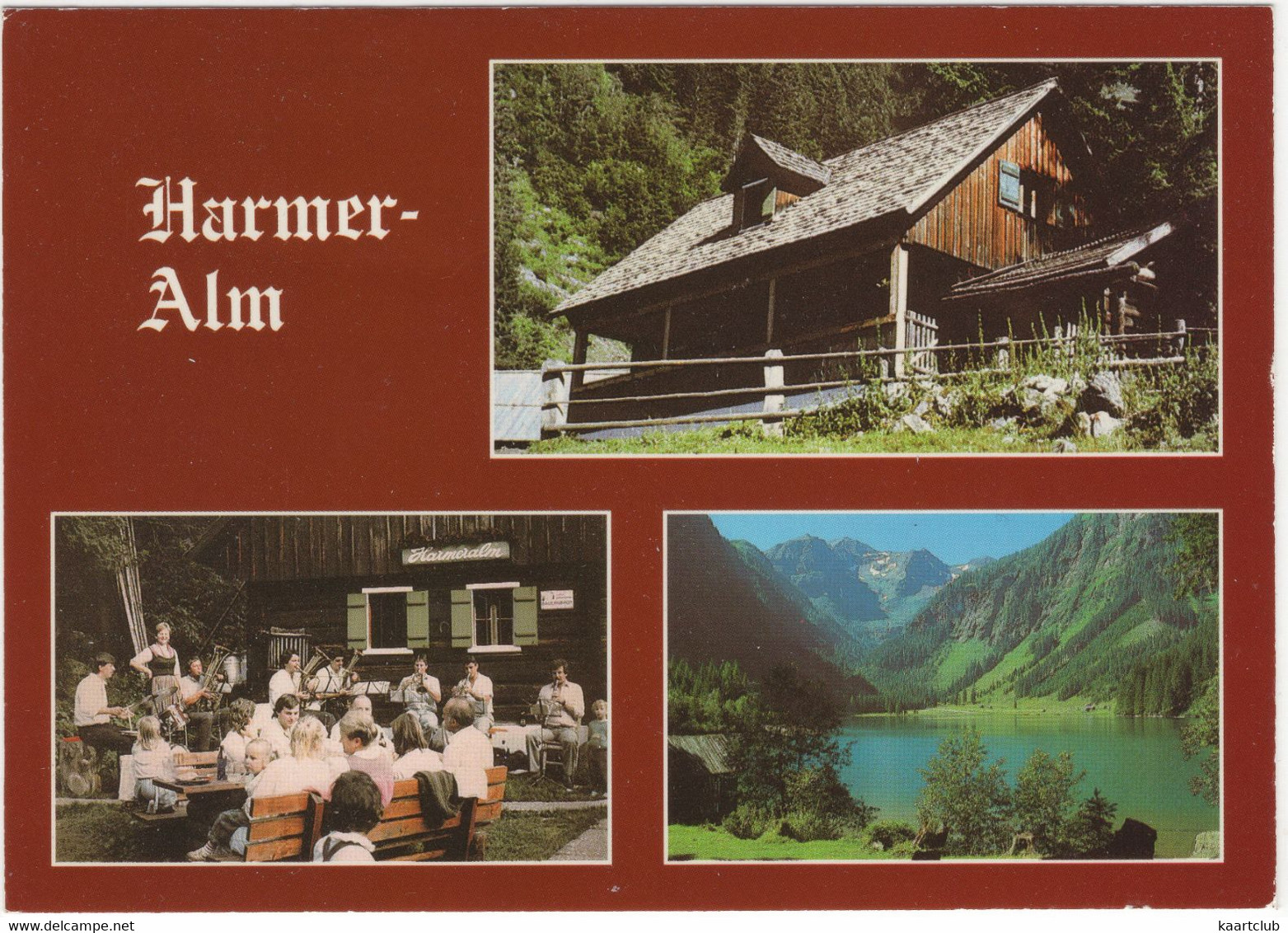 Harmer-Alm Am Schwarzensee, 1200 M - Musikkapelle -  Naturpark Kleinsölktal - Gröbming