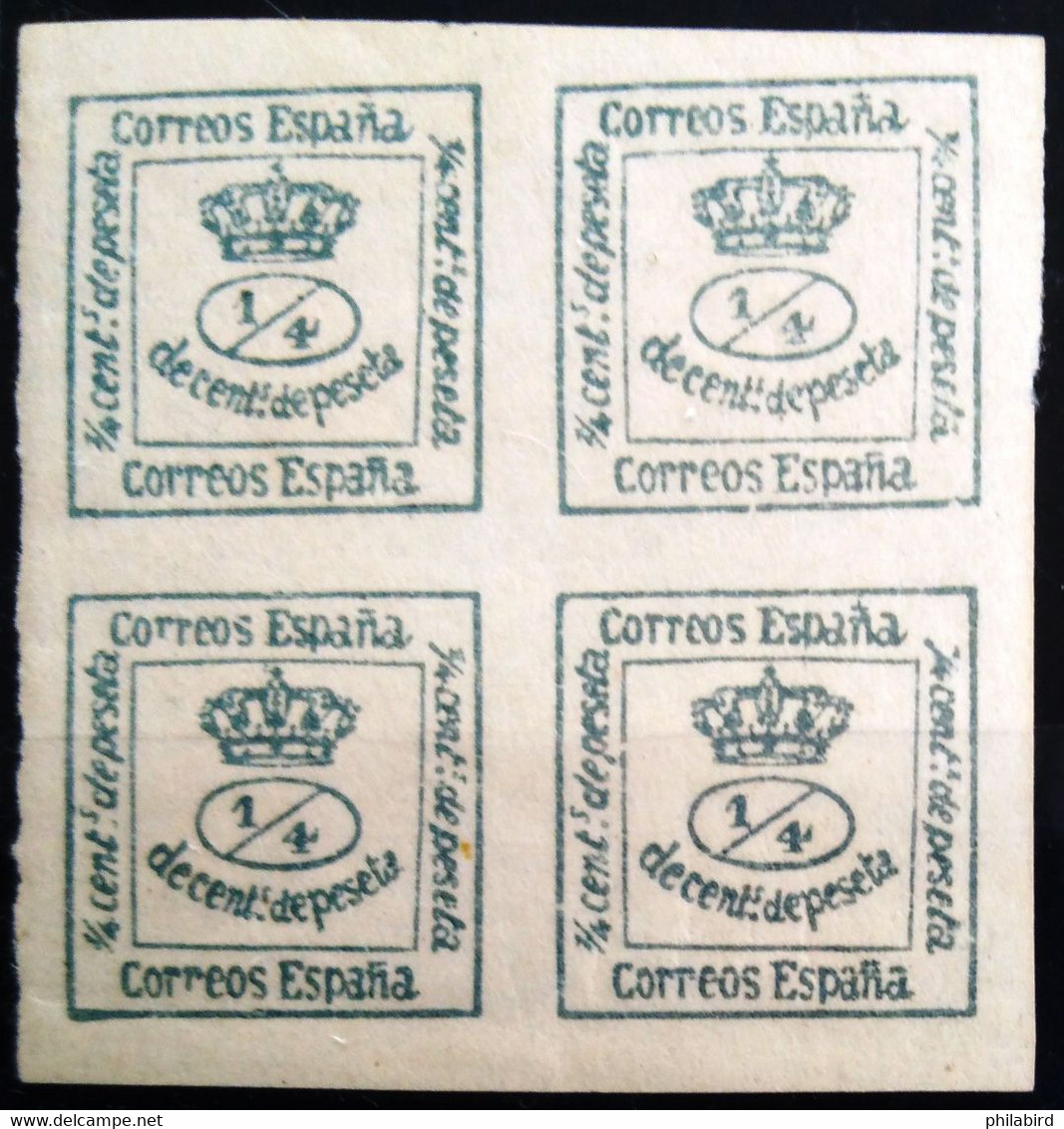 ESPAGNE                      N° 140a                    NEUF* - Unused Stamps