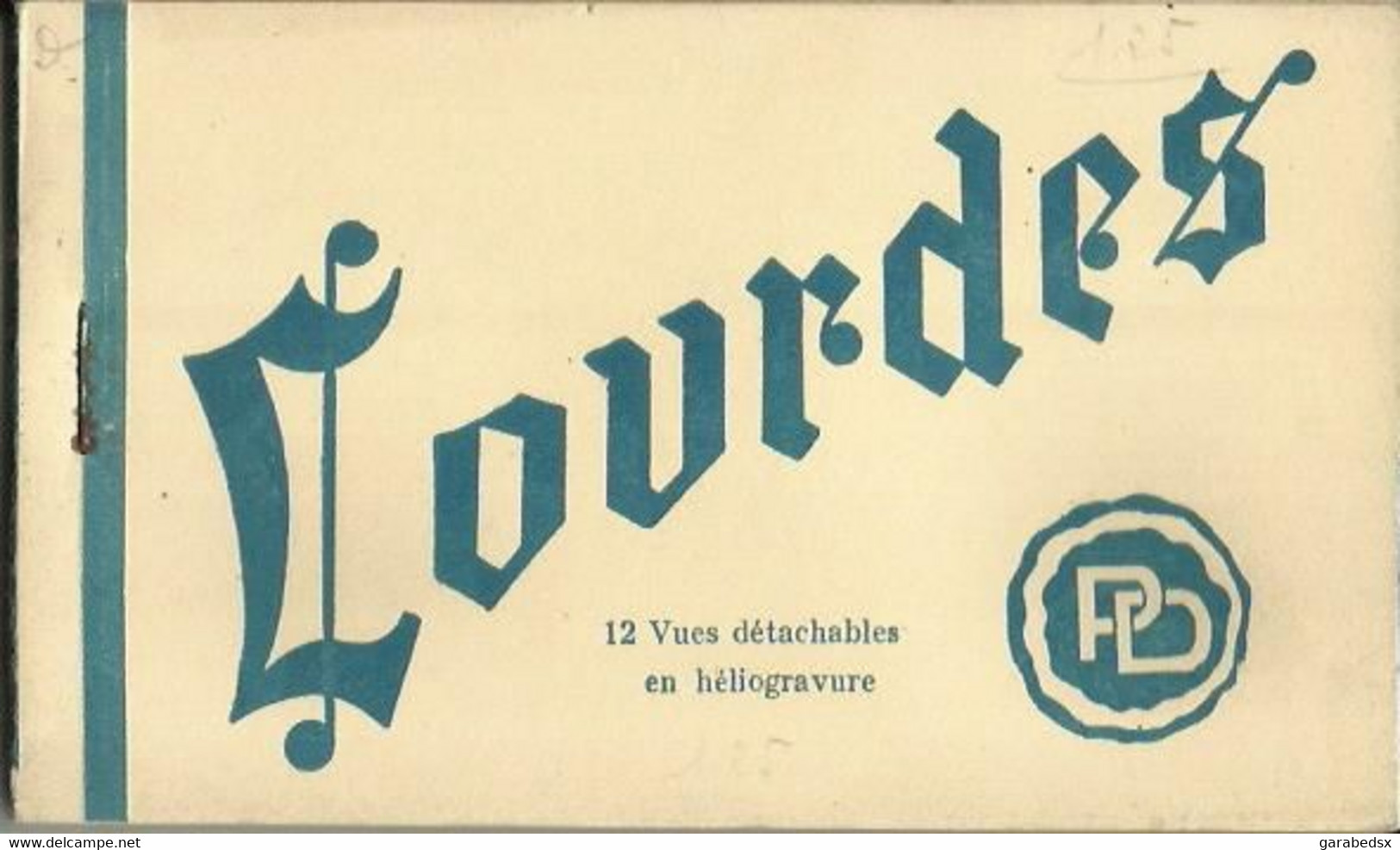 CARNET Complet De 12 Cartes Postales Anciennes De LOURDES. - Lourdes