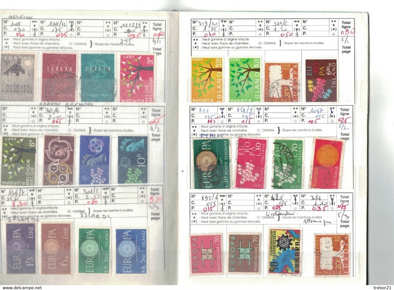 EUROPA - TURQUIE. 9 Scans - Collections (en Albums)