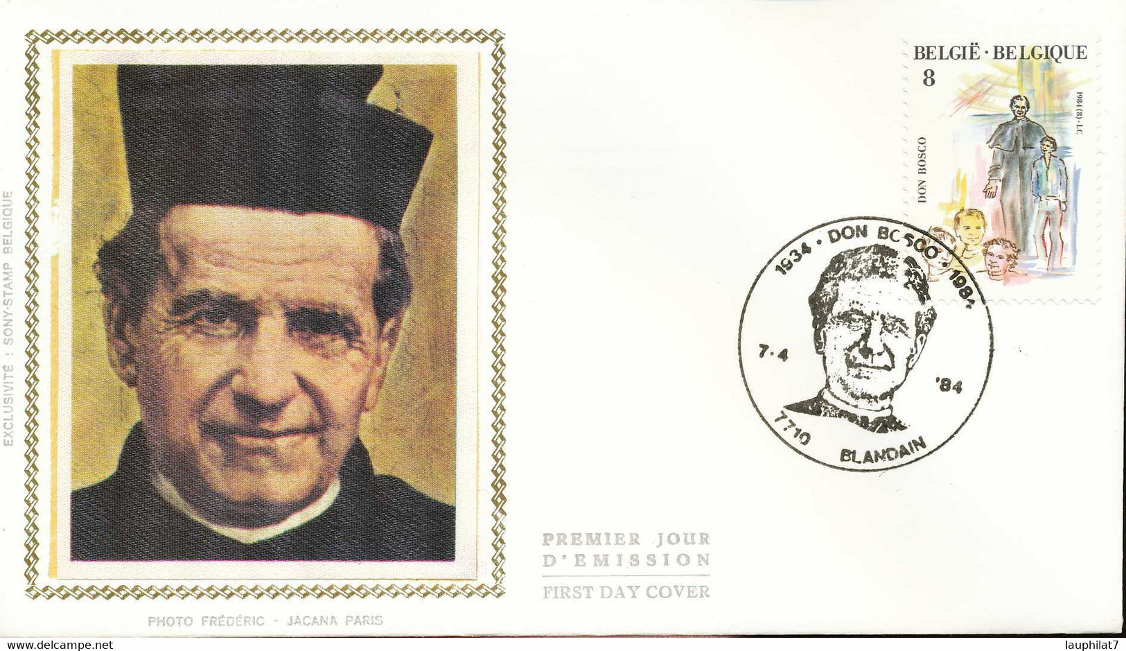 [66153]TB//-N° 2129 - FDC - Jean Bosco - "BLANDAIN" , école, Religion, Soie, SNC - 1981-1990